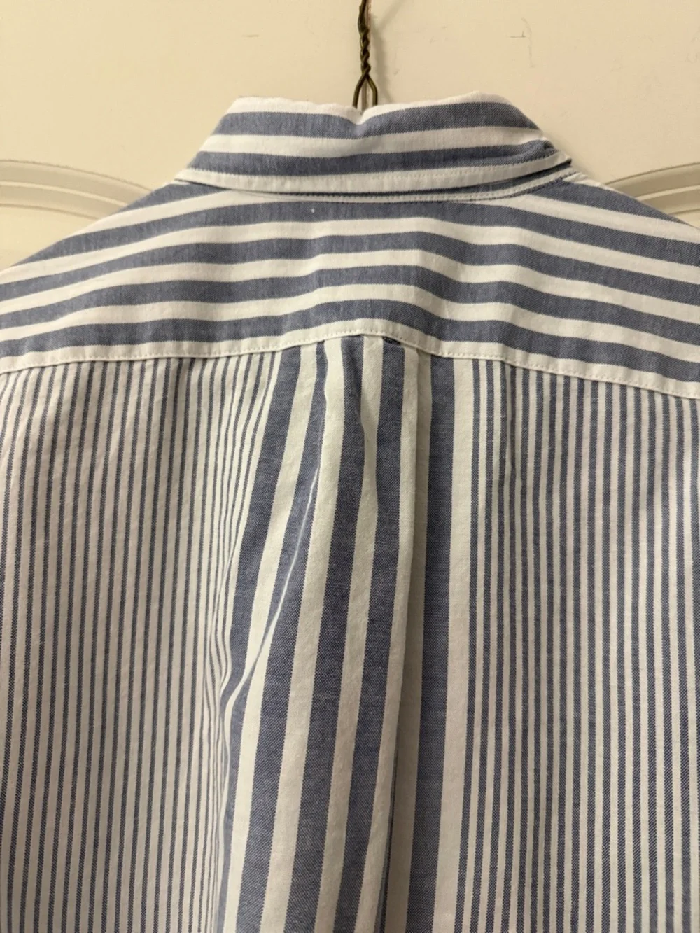 💜J.Crew Slim Broken-In Oxford Shirt – Blue & White | Size M